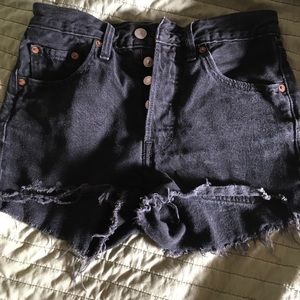 High Waisted Jean Shorts 501 Levi’s